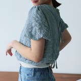 バックオープンリボンショートトップス | Doula Doula | 詳細画像11