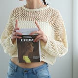 ゆるメッシュ透かし編みプルオーバー | Girly Doll | 詳細画像7