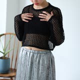 ゆるメッシュ透かし編みプルオーバー | Girly Doll | 詳細画像17