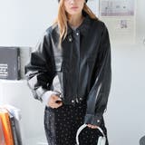 ブラック | 2WAYカラーショートブルゾン | Girly Doll