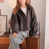 2WAYカラーショートブルゾン | Girly Doll | 詳細画像9 