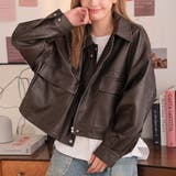 2WAYカラーショートブルゾン | Girly Doll | 詳細画像10 