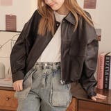 2WAYカラーショートブルゾン | Girly Doll | 詳細画像16 