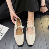 ギャザーリボンフラットシューズ【韓国ファッション】 | Girly Doll | 詳細画像6