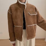 モカ | フリースジャケット | Girly Doll