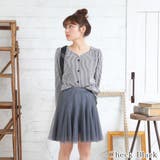 チェック柄×ブラック | シャツ【韓国ファッション】 | Girly Doll