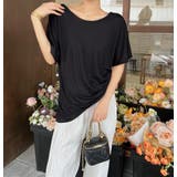 バックパールチェーンルーズTシャツ【韓国ファッション】 | Girly Doll | 詳細画像4 