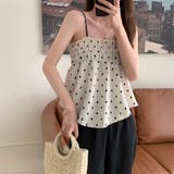 イレギュラーヘムシャーリングフレアキャミソール | Girly Doll | 詳細画像12
