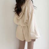 フードシャツ&ショートパンツ セットアップ【韓国ファッション】【春夏新商品】 | Girly Doll | 詳細画像4