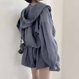 フードシャツ&ショートパンツ セットアップ【韓国ファッション】【春夏新商品】 | Girly Doll | 詳細画像11