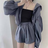 フードシャツ&ショートパンツ セットアップ【韓国ファッション】【春夏新商品】 | Girly Doll | 詳細画像13