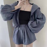 フードシャツ&ショートパンツ セットアップ【韓国ファッション】【春夏新商品】 | Girly Doll | 詳細画像14