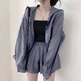 フードシャツ&ショートパンツ セットアップ【韓国ファッション】【春夏新商品】 | Girly Doll | 詳細画像16