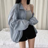 ドローストリングナイロンジャケット【韓国ファッション】【春夏新商品】 | Girly Doll | 詳細画像10 