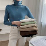 タートルネックリブニットトップス【韓国ファッション】【春夏新商品】 | Girly Doll | 詳細画像6 