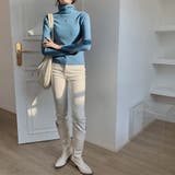 タートルネックリブニットトップス【韓国ファッション】【春夏新商品】 | Girly Doll | 詳細画像7 