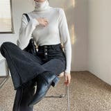 タートルネックリブニットトップス【韓国ファッション】【春夏新商品】 | Girly Doll | 詳細画像13 