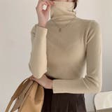 タートルネックリブニットトップス【韓国ファッション】【春夏新商品】 | Girly Doll | 詳細画像19 
