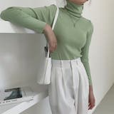 タートルネックリブニットトップス【韓国ファッション】【春夏新商品】 | Girly Doll | 詳細画像22 