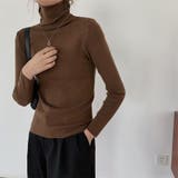 タートルネックリブニットトップス【韓国ファッション】【春夏新商品】 | Girly Doll | 詳細画像25 