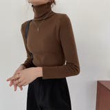 タートルネックリブニットトップス【韓国ファッション】【春夏新商品】 | Girly Doll | 詳細画像29 