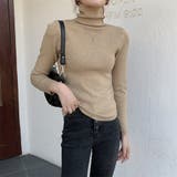 タートルネックリブニットトップス【韓国ファッション】【春夏新商品】 | Girly Doll | 詳細画像35 