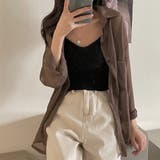 シアーシフォン シャツ【韓国ファッション】【春夏新商品】 | Girly Doll | 詳細画像24