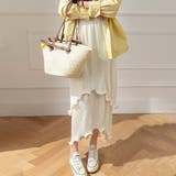 ティアードプリーツメロウ ロングスカート【韓国ファッション】【春夏新商品】 | Girly Doll | 詳細画像5