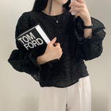 クシュっと感が可愛い。ラウンドネックボリュームスリーブブラウス | Girly Doll | 詳細画像14 