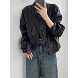 絶妙なサイズ感。PUエコレザーノーカラージャケット | Doula Doula | 詳細画像3