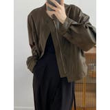 絶妙なサイズ感。PUエコレザーノーカラージャケット | Doula Doula | 詳細画像15