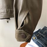 絶妙なサイズ感。PUエコレザーノーカラージャケット | Doula Doula | 詳細画像29