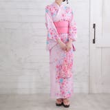 キュートな配色。浴衣セット 桜柄 ピンク | Girly Doll | 詳細画像1