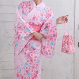 キュートな配色。浴衣セット 桜柄 ピンク | Girly Doll | 詳細画像9