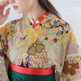 大正ロマンなデザイン。袴セット 和風花柄 緑色 | Doula Doula | 詳細画像5