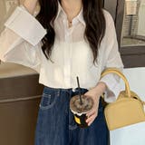 爽やかなシアー素材。シースルーカラーシャツ | Doula Doula | 詳細画像14