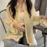 爽やかなシアー素材。シースルーカラーシャツ | Doula Doula | 詳細画像20