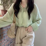 爽やかなシアー素材。シースルーカラーシャツ | Doula Doula | 詳細画像26