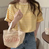 ハートのロゴがポイント。クルーネックカラーボーダーTシャツ | Girly Doll | 詳細画像23