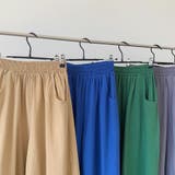 大人のラフ感。ウエストゴムフレアガウチョパンツ クロップドパンツ | Doula Doula | 詳細画像6