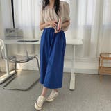 大人のラフ感。ウエストゴムフレアガウチョパンツ クロップドパンツ | Doula Doula | 詳細画像21