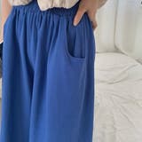 大人のラフ感。ウエストゴムフレアガウチョパンツ クロップドパンツ | Doula Doula | 詳細画像25