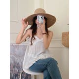 韓国っぽガーリー。コットンフリルキャミソール | Girly Doll | 詳細画像10