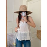 韓国っぽガーリー。コットンフリルキャミソール | Girly Doll | 詳細画像11