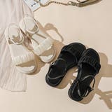 クシュっと感が可愛い。ストラップサンダル | Girly Doll | 詳細画像23