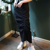 シャーリングギャザースカート【韓国ファッション】【春夏新商品】 | Doula Doula | 詳細画像10 
