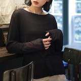 シアークルーネックプルオーバー【韓国ファッション】【春夏新商品】 | Doula Doula | 詳細画像1 