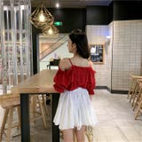 オープンショルダーフリルブラウス【韓国ファッション】 | Girly Doll | 詳細画像26 