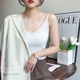 サマーケーブルニットキャミソール | Girly Doll | 詳細画像35