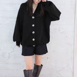 ルーズニットカーディガン【韓国ファッション】 | Girly Doll | 詳細画像16 